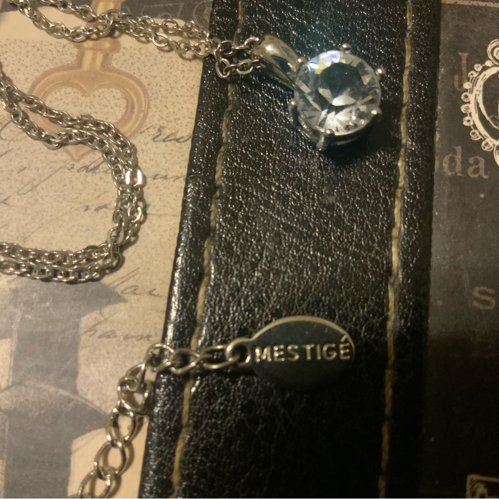 MESTIGE adjustable necklace.  Faux stone.